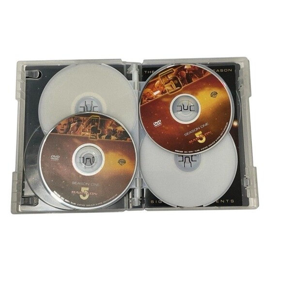 BABYLON 5 John Sheridan & Londo Action Figures W/ Season 1 DVD Box Set VTG 1997 - Picture 7 of 16